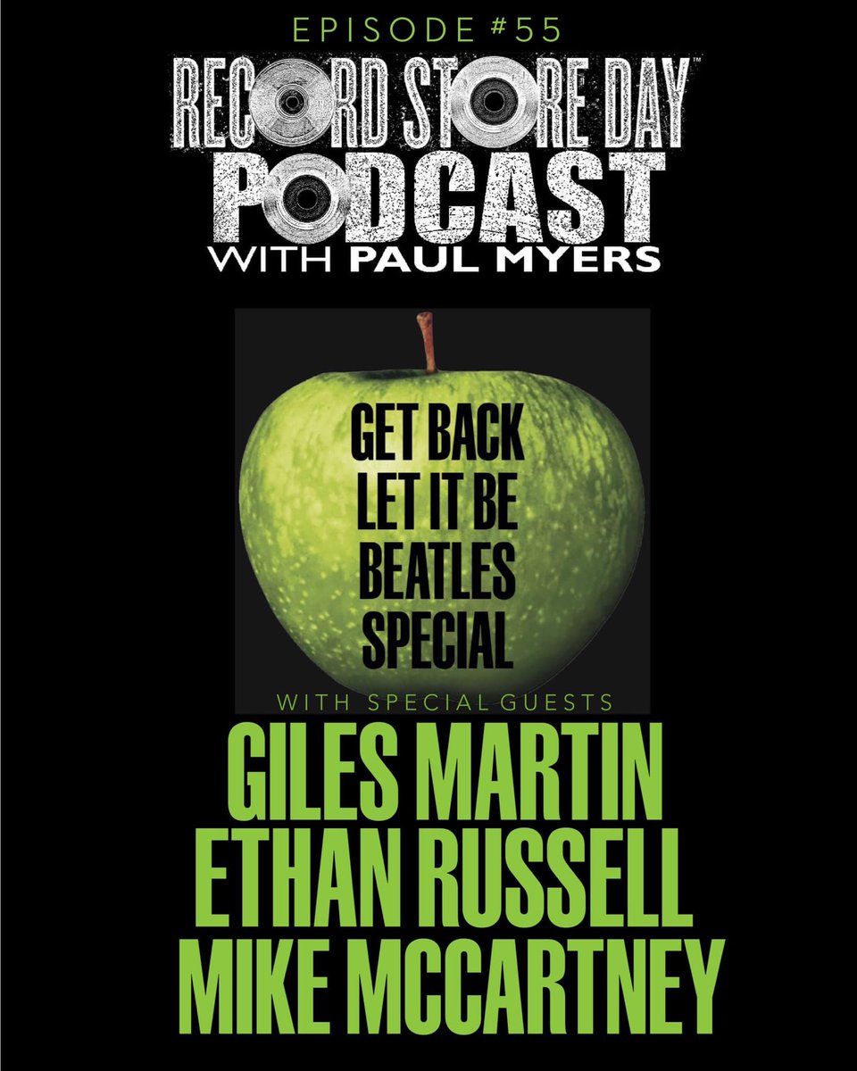 🍏 Let It Be anniversary reissues

🍏 #TheBeatlesGetBack documentary feature by Peter Jackson 

🍏 The Beatles: Get Back the book 

If you're here for all of this, have we got an #RSDPodcast episode for you. Wherever you get podcasts or bit.ly/RSDPODCAST