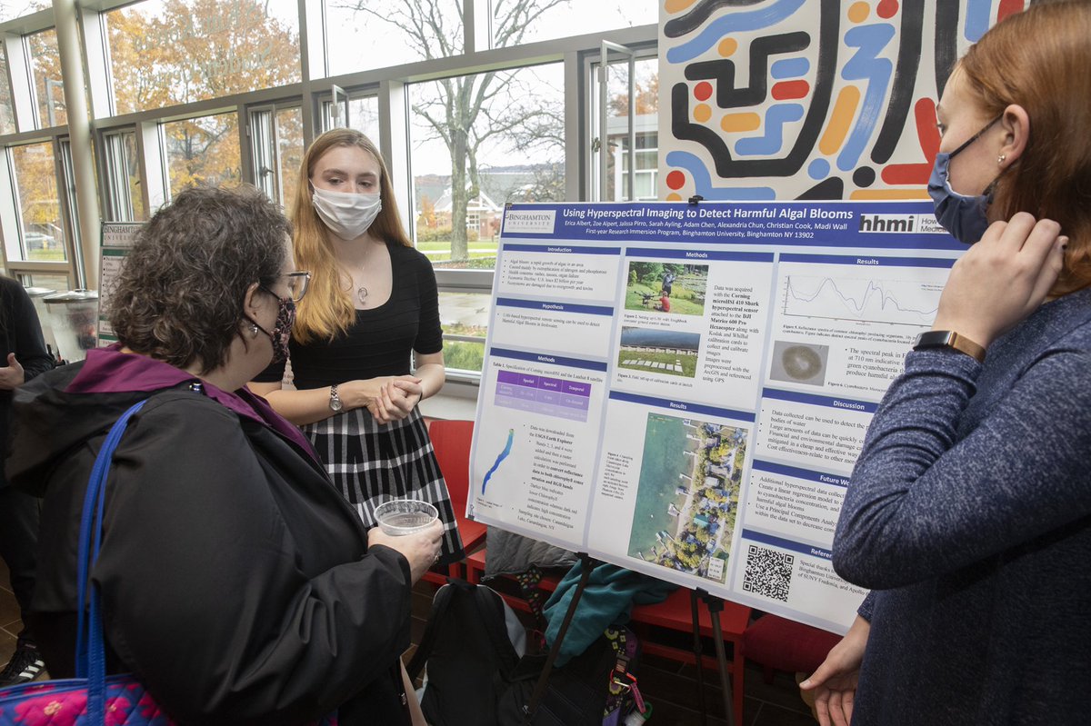 BU_Geography's tweet photo. @binghamtonu GIS Day recap: student poster competition. https://t.co/o4lvISnEFD