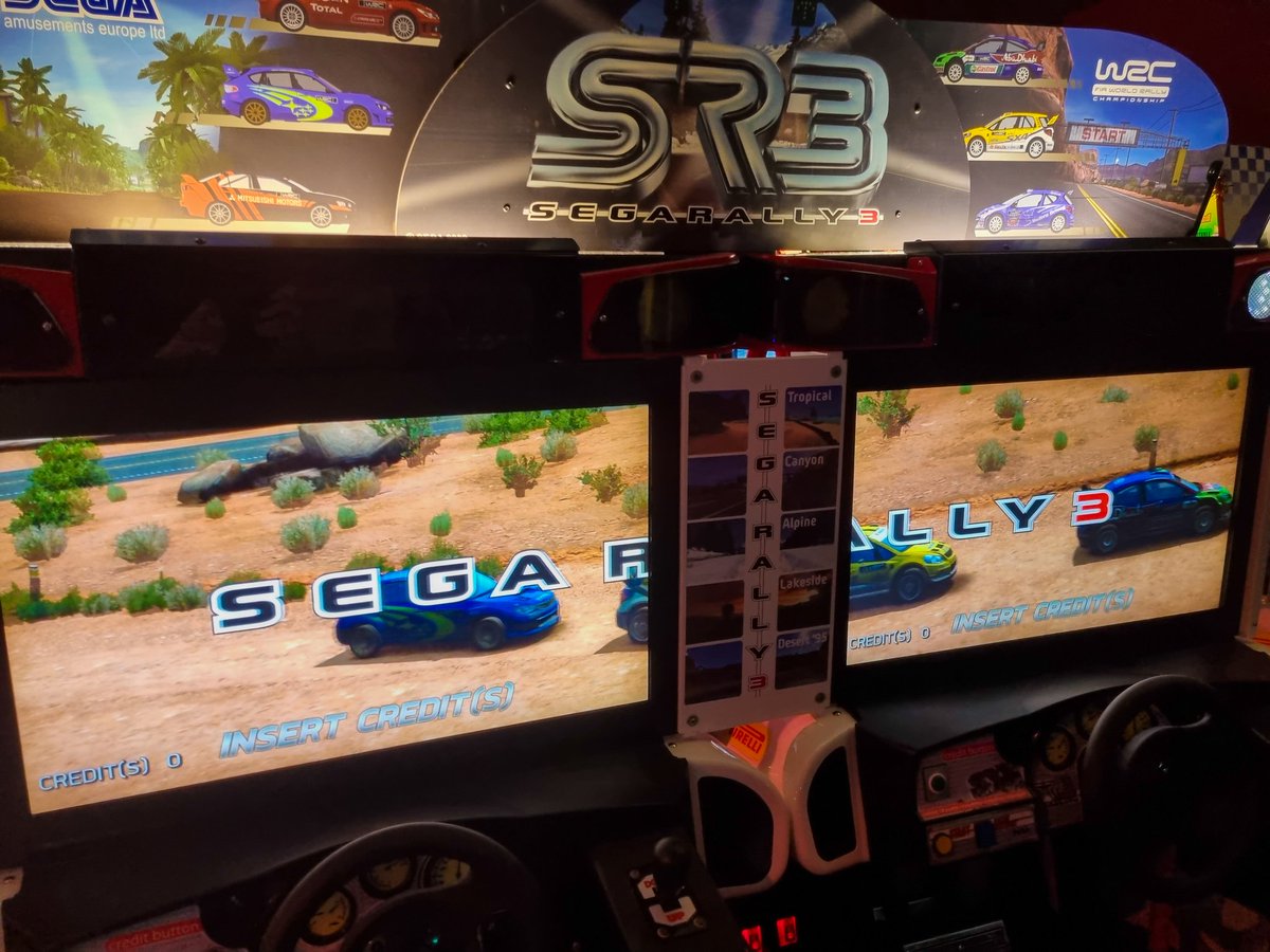LevelUpLimerick's tweet image. So our big reveal, we now have Sega Rally 3 at Level Up Arcade Bar 🚗

The sequel to one of the best arcade racing classics there's been. What's better, we have a very rare 4 player setup that we're working on that'll be ready soon 👀 2 Player available for now