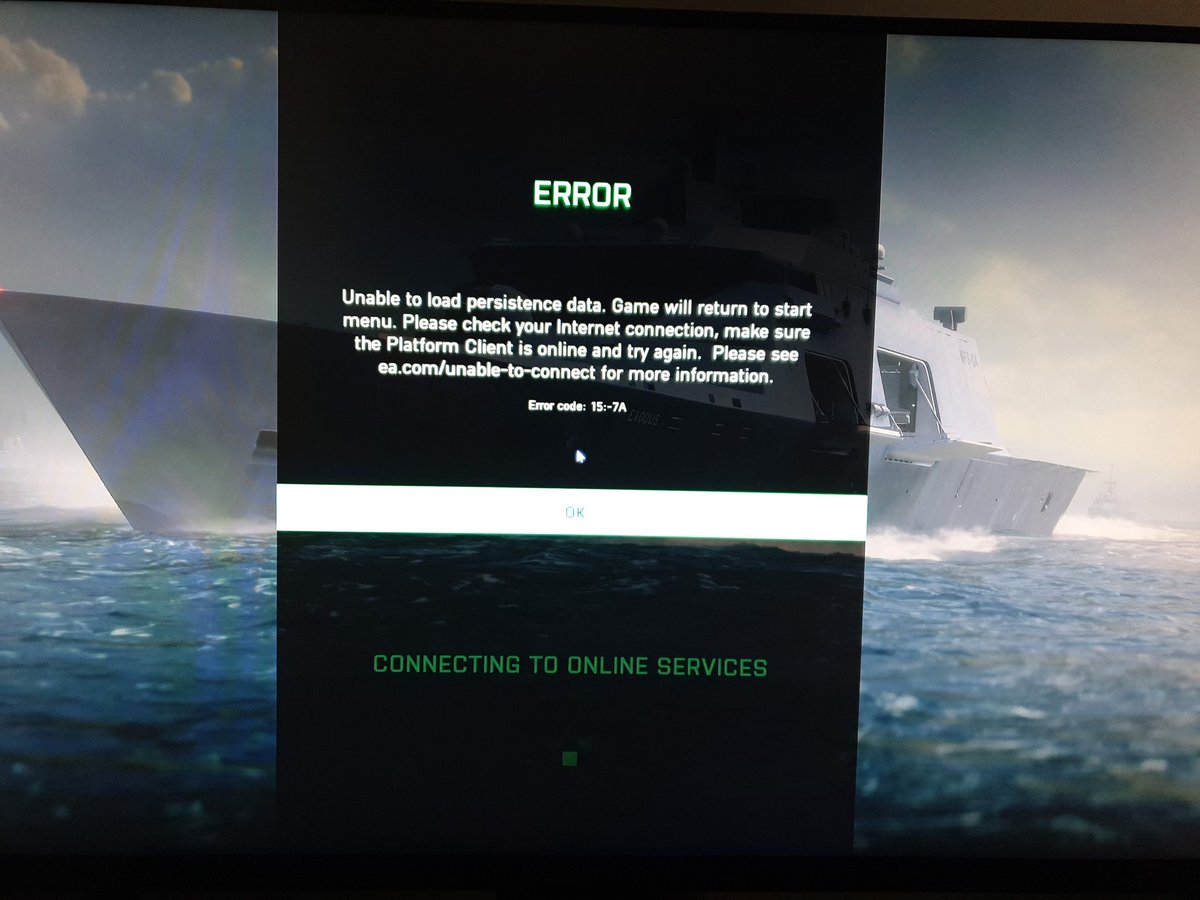 cripticza's tweet photo. @Battlefield 
Fix you shit. After update I can't play https://t.co/K9cmaQoh29