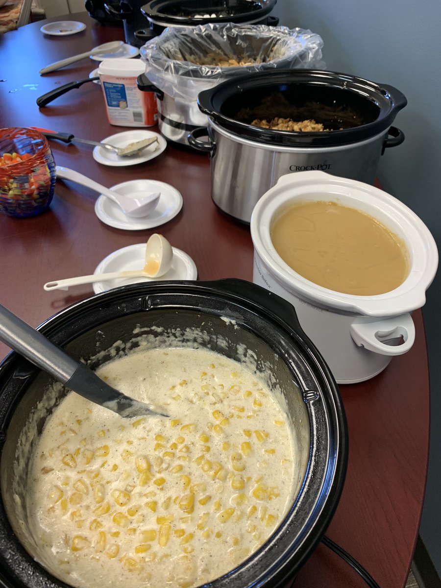 #Office #Thanksgiving #potluck. #teambuulding #delicious #FargoParks #goodfood #happy