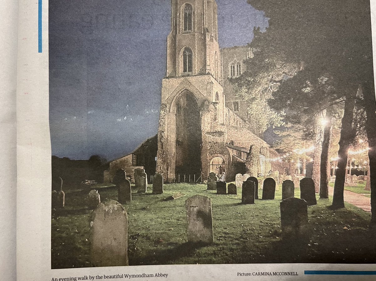 CarminaStudio's tweet photo. My photo of Wymondham Abbey printed in today’s ⁦@EDP24⁩ #Wymondham #loveNorfolk #beautifulbuilding ⁦@Wymondhamshare⁩ ⁦@carolineg66⁩ ⁦@sianysian2⁩ #evening #walk #untouchedphoto ⁦@djnevardASF⁩ ⁦@jubenis⁩ ⁦@oh4atreppenwitz⁩ https://t.co/qOXPUum7K2