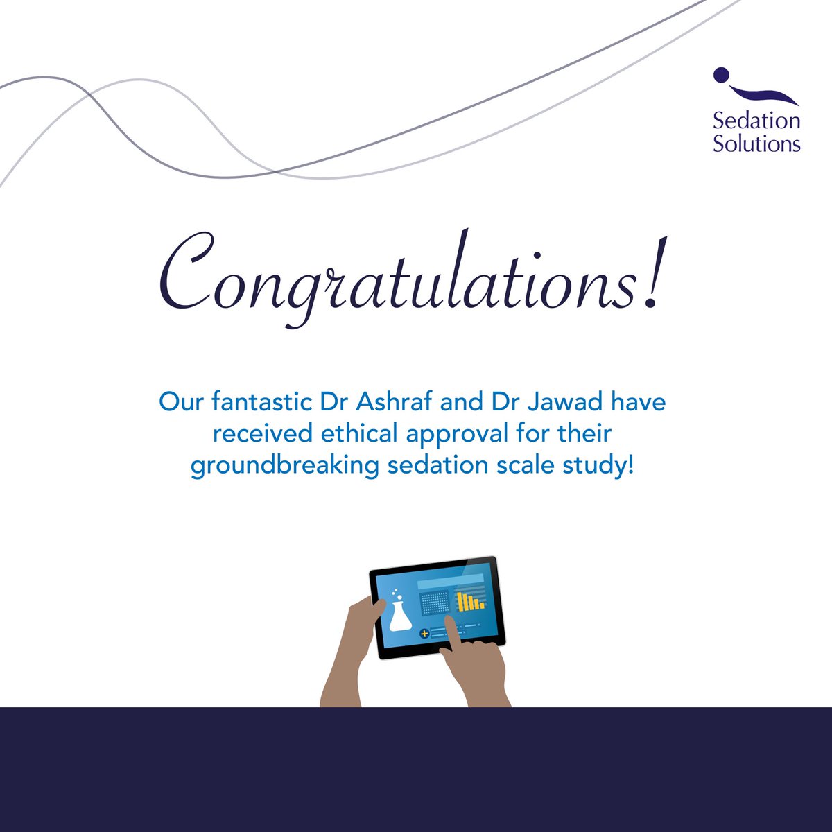 sedationdocs's tweet image. We’d like to say a HUGE congratulations to our sedationists Dr Ashraf and Dr Jawad for receiving ethical approval for their groundbreaking sedation scale study📈
•
We’ll be posting more information and regular updates about the study soon, so watch this space🤩