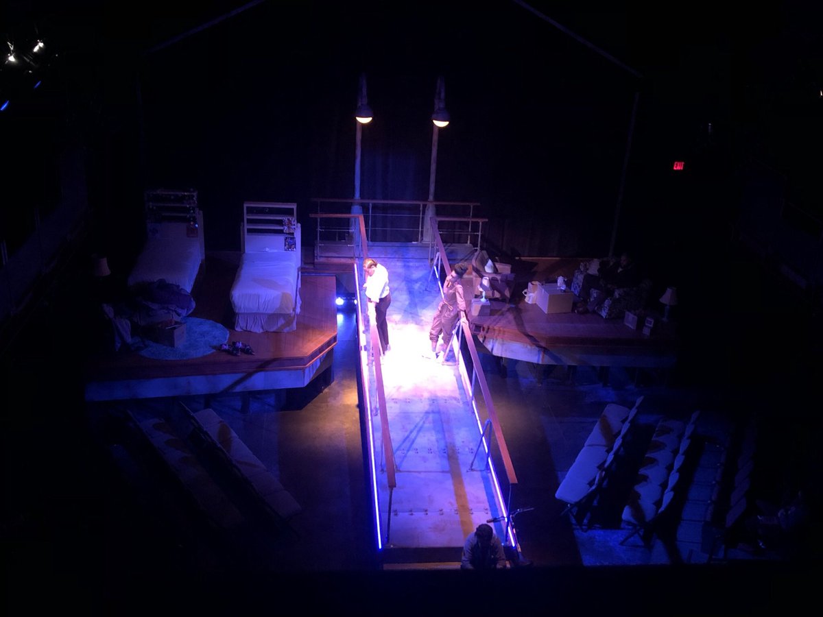 DisgruntledQ's tweet photo. Show opening this weekend! Despite the struggle of the process, I’m happy with how it turned out! Check out Jump at IU Bloomington if you’re in the area 

Directed by Chika Ike
Scenic Design by me!
Lighting design by Jeremiah Kearns 
Costume Design by Jerrilyn Lanier https://t.co/QXO7OcmkAj