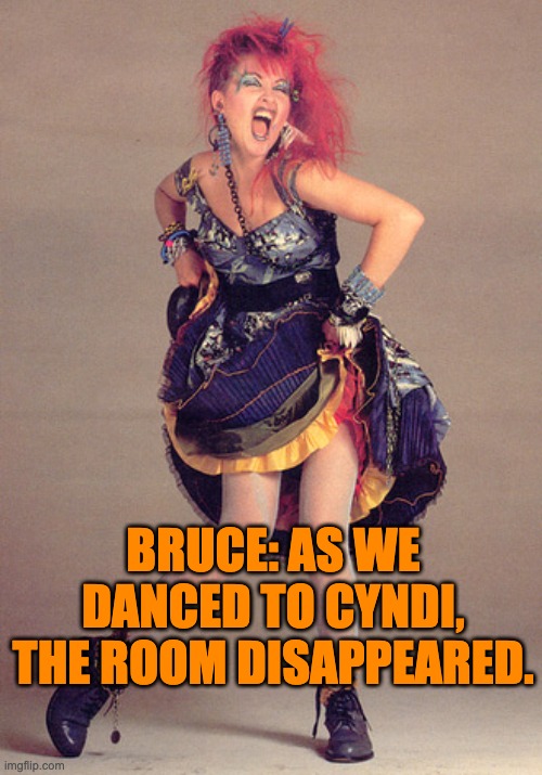 Have you ever been on the dance floor and you just feel yourself swallowed up in the song, the moment?  

These definitely happen for Bruce whenever he hears particular Cyndi Lauper songs.  Get to know Bruce more in Cupid’s Arrow the podcast.  New season out.  Link in bio 🌈