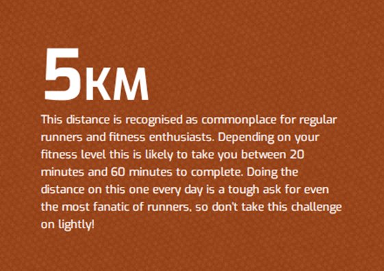 runaday_'s tweet image. Did you know #RUNADAY offers four different distances for challengers to complete? Simply pick the distance that suits your ability best when signing up! Read about the distances available below! #GoTheDistance 🏃‍♂️🏃‍♀️