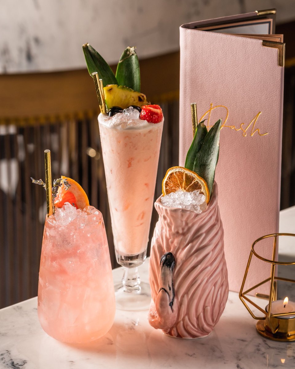 dashrestaurants's tweet photo. Why choose just one… 🍹

Three brand new cocktails for you to try: Pink-Colada, The Sleeping Flamingo, and Chiquito Paloma... Which one is going to be first on your must-try list?

#DashLiverpool https://t.co/sNvVIgn2GE