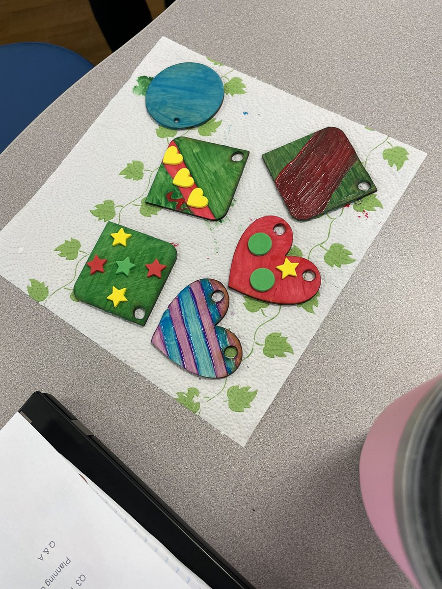 HCS Innovation Department (@innovationhcs) on Twitter photo <a href="/brownacademy/">Brown Academy School of Innovation</a> teachers are prototyping ornaments for their upcoming PBL unit. Laser cut shapes, paint and stickers 🤩 #HCs_innovation <a href="/brownacademy/">Brown Academy School of Innovation</a> teachers are prototyping ornaments for their upcoming PBL unit. Laser cut shapes, paint and stickers 🤩 #HCs_innovation