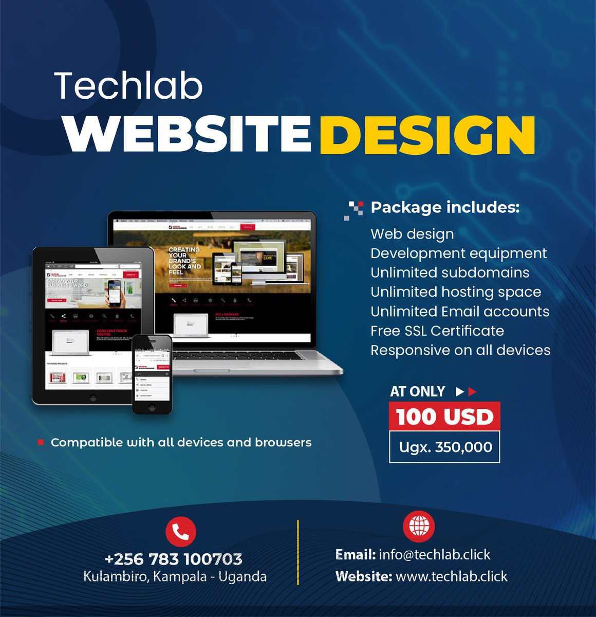 T3CHLAB's tweet image. Need a website ?