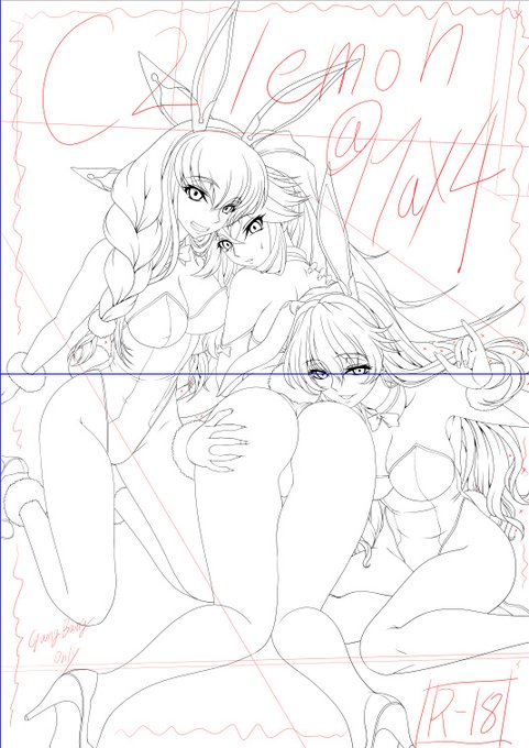 とりあえずこれで色塗る。 