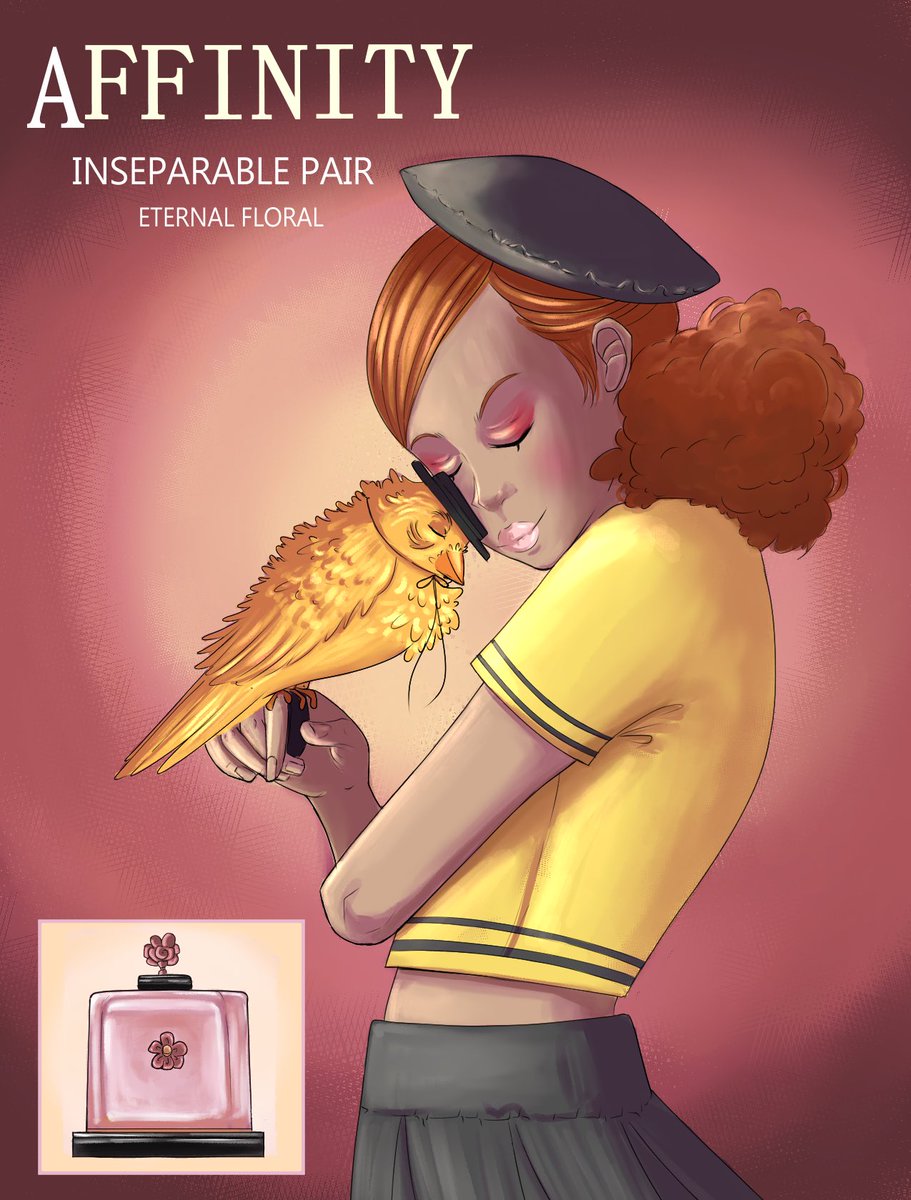 Coloristic_vivi's tweet image. Avibus Magazine special issue- Connie and her pet canary Opal, The Dynamic Duo
#birdmodeling #magazine #fashionillustration #editoralillustration #digitalart #clipstudio #huiontablet #characterdesign