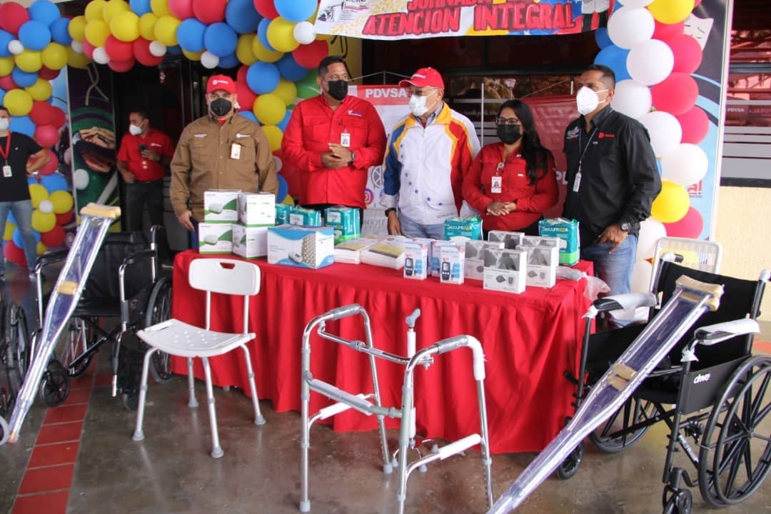 La Fundación Oro Negro y El Estado Mayor Político Petrolero, Gasífero y Petroquímico 🇻🇪desarrollaron Jornada de Atención Integral para las trabajadoras y trabajadores del Ministerio del P.P de Petróleo y trabajadores de la División Boyacá, en el CPS Maporal de Barinas.