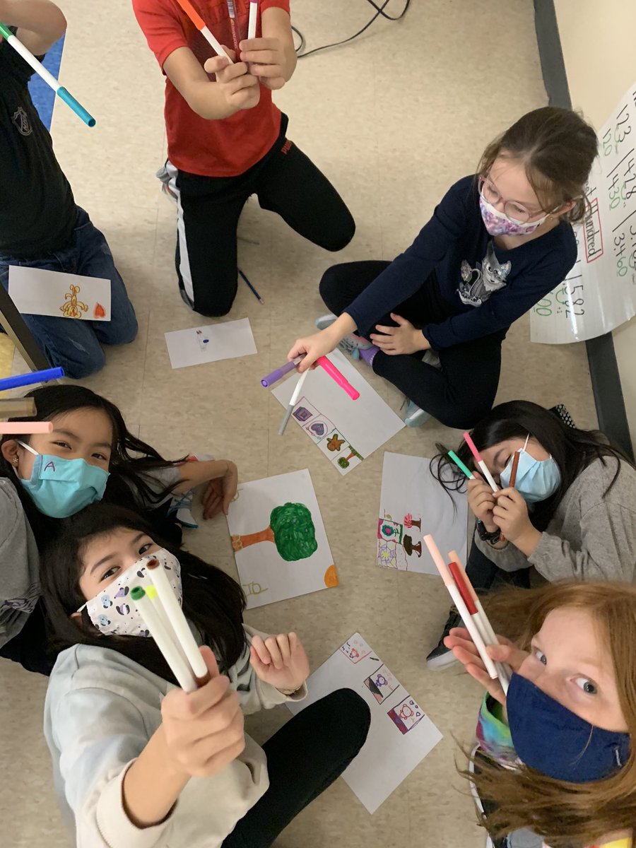 mrsbeansjuniors's tweet photo. Indoor recess #threemarkerchallenge @StGabrielOCSB https://t.co/7ScHWpKpwT