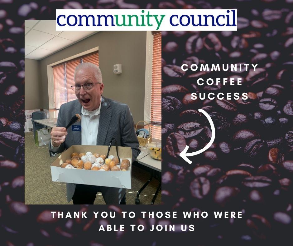 CommunitySTC's tweet photo. Thank you to those of you that were able to join us for coffee this morning! Hope to see you at our next event on December 2nd, Bridges Out of Poverty: Workplace Stability.
#CommunityCouncilSTC https://t.co/oSPXOzSh32