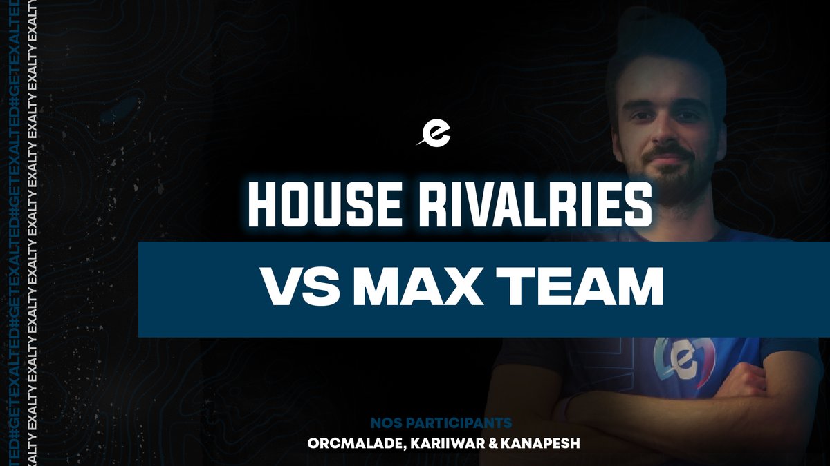 Exalty_FR's tweet photo. Pour son deuxième match des #HouseRivalries, notre équipe #Hearthstone affrontera @MAXTeamEsport ! 🃏

Le match promet d’être serré, venez nous soutenir juste ici :

📺 https://t.co/wWWFSJAODD 

#GetExalted 💜💙 https://t.co/OzUnMjbzKN