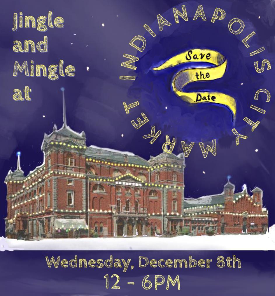IndyCM's tweet photo. City Market presents Jingle & Mingle, Book your holiday party inside the spacious Market House! - https://t.co/7tg5Z55U4h #LoveIndy #BackDowntownIndy #IndyKeepsCreating #DrinkIndiana #ShopIndiana #SupportLocal https://t.co/MvzG0M8kT1