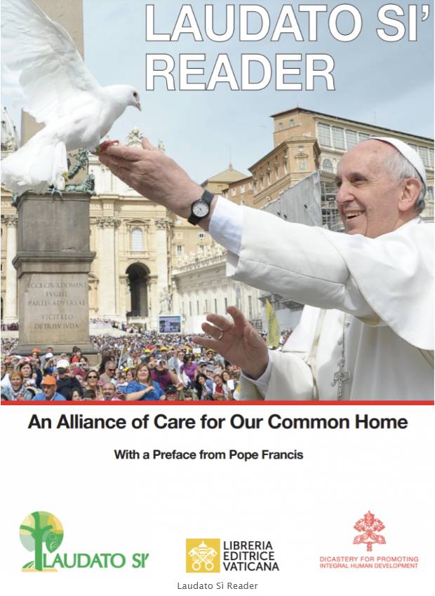 VaticanIHD's tweet photo. 🟢📗📚 #ReadingTips LAUDATO SÌ READER published on the occasion of #COP26 and with a preface by #PopeFrances. The book also includes a commentary by the Secretary-General of t#UN 
@antonioguterres #Laudatosi 
⬇️Download it FREE (PUB format) from @LVaticana https://t.co/tYqgRmUVuw https://t.co/XxwHtYtSdk