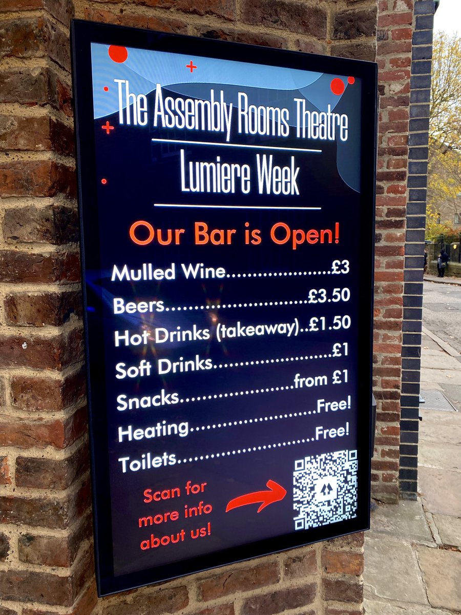 Assembly_Rooms_'s tweet photo. Our bar is open! Come and warm up with some mulled wine whist on your travels around the Lumiere festival. We are serving all sorts of tasty drinks and snacks to keep you fuelled while you look around! https://t.co/3m8sXJcEwX
