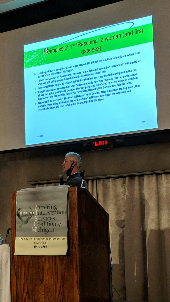 DVIntervention's tweet photo. @dadams987 speaking to various connecting risk factors behind people who are perpetrating intimate partner violence #BISCMI21 @bisc_mi https://t.co/75EyUd92x1