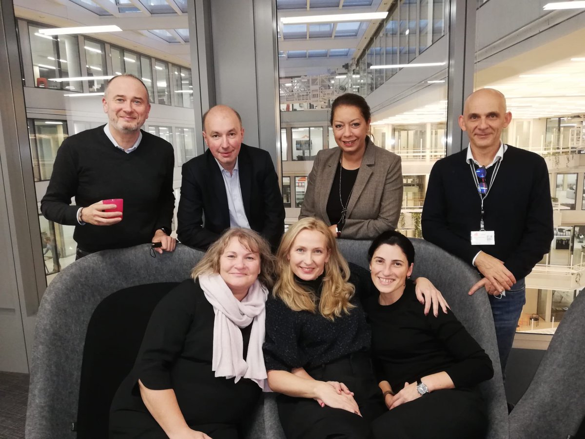 The future will undoubtedly be hybrid, nevertheless it's always exciting to meet peers in this cutting edge #collaboration workplace that is #Bridge, our newly inaugurated <a href="/orange/">Orange</a> Paris HQ