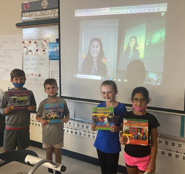 I spent a wonderful morning Zooming with￼ some Amazing Authors from Melissa Prentiss &amp; Mrs. McDonnell’s 3rd grade classes from McKitrick Elementary School in Lutz, FLA!❤️ I was so impressed by their GREAT questions!✍️ 🤓🤩￼￼ ￼￼#lutzfl #mckitrickbobcats #author #kids #Writer