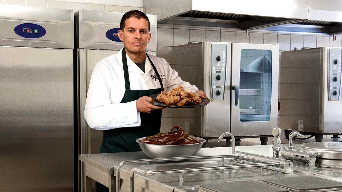 TheOnion's tweet photo. ‘I Said Do It,’ Barks Cheesecake Factory CEO As Hesitant Chefs Hold Whole Fried Chicken Over Bowl Of Chocolate Pudding https://t.co/u6i9nYOmwk https://t.co/OjvYgK56uh