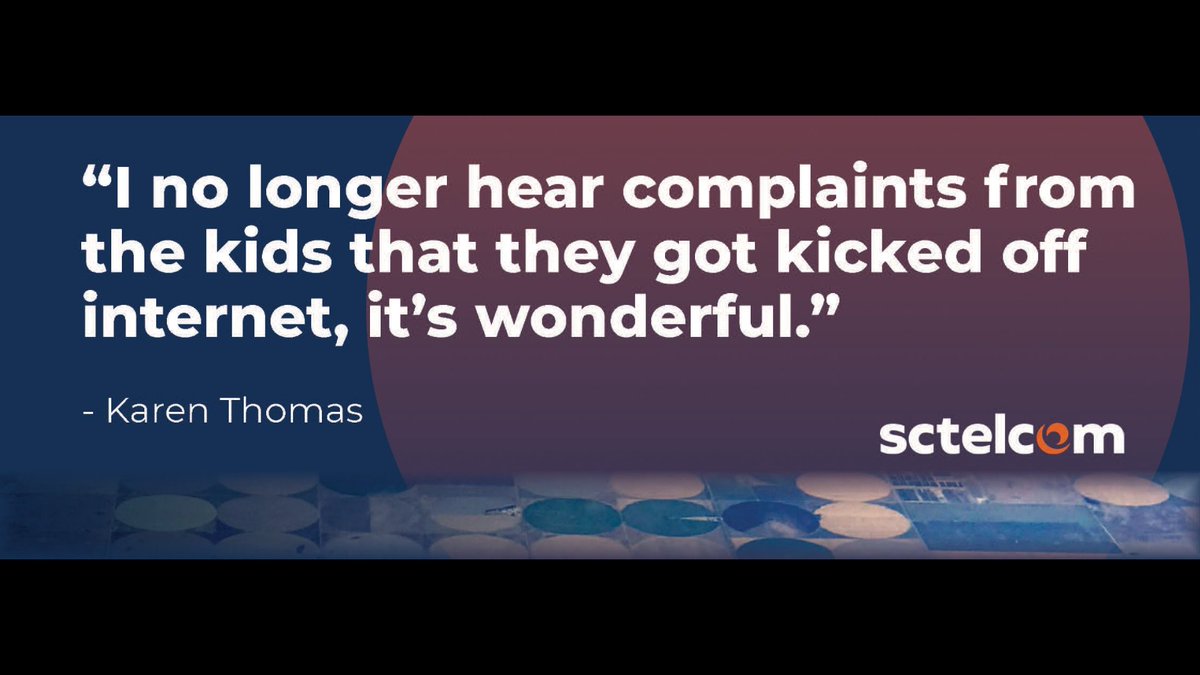This 👇

That's why we're here.

Let SCTelcom connect you today. No more complaints tomorrow. 877-723-6875