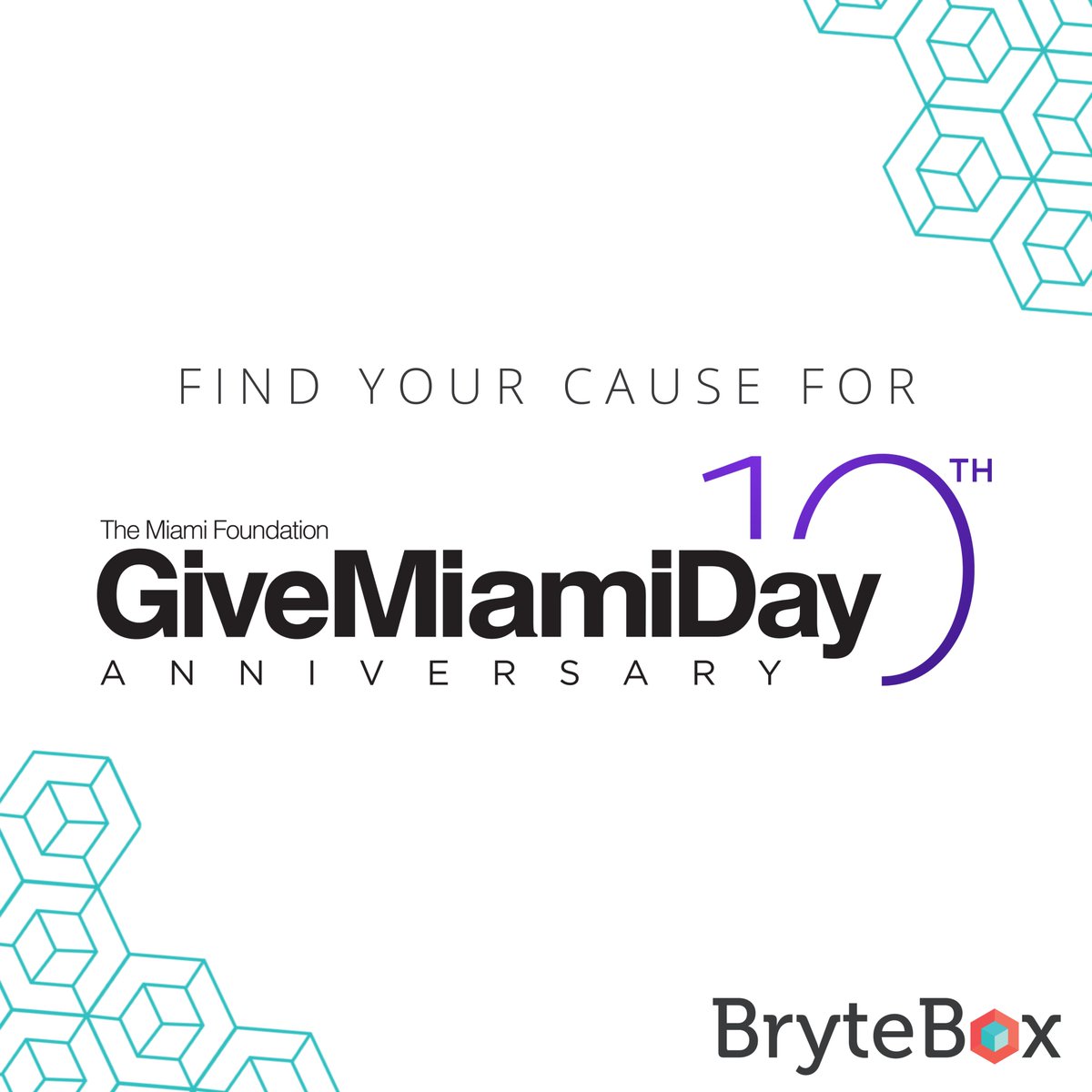 BryteBox's tweet photo. Last year, Give Miami Day raised $18.2 million to support more than 850 local nonproﬁts. Let’s break another record this year! BryteBox is supporting @NationalVoices  this year to show our appreciation for the wonderful work these organizations do for the local community. https://t.co/Q5Ti3FYbQA