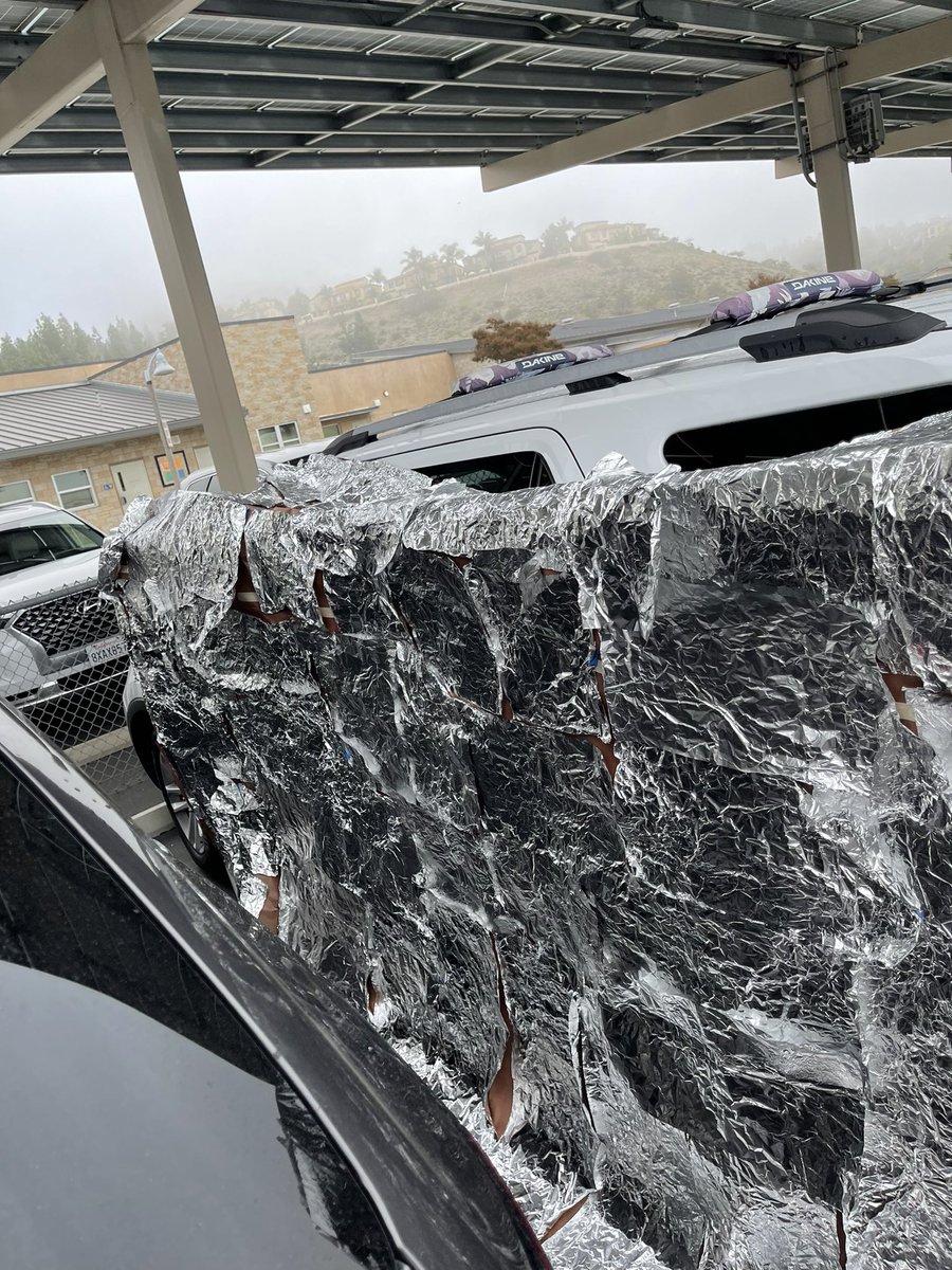 bearprayers's tweet photo. @robertkaplinsky thank you for sharing your foil prank.  We just foiled our colleague’s car https://t.co/VGTWWA79YU