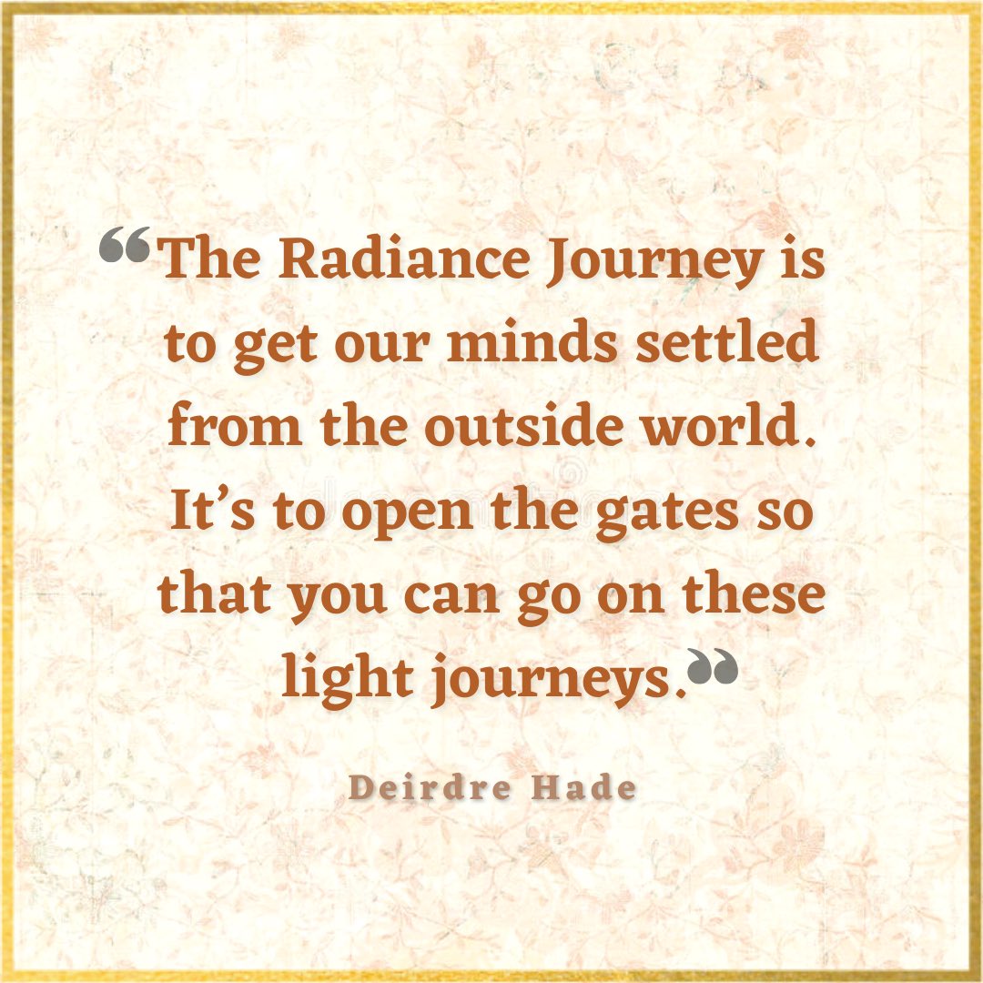 ✨ Light Warriors, you don’t have to have a near-death experience to open the gates to get to your journey. You just have to open up.

We are all made up of pure energies, and sometimes the brain can only translate these energies into metaphors. ☀️