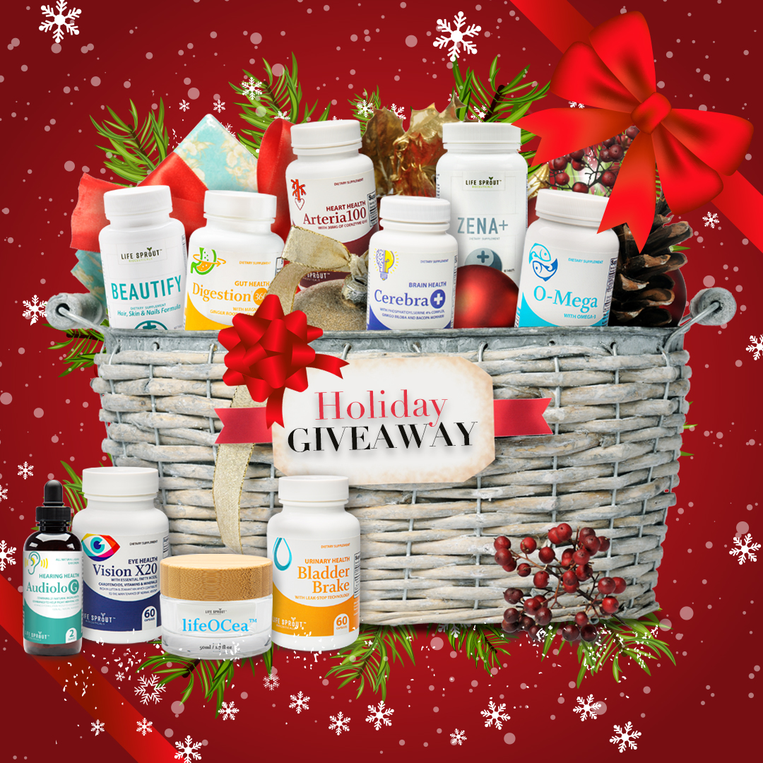 LifeSproutBio's tweet photo. LIFE SPROUT BIOCEUTICALS' ULTIMATE HOLIDAY GIVEAWAY
Enter now for a chance to win the ultimate health, beauty &amp; wellness package.
This holiday basket includes 10 of our most popular products. A total retail value of $415 🤩 Enter here: https://t.co/2Iz6BF24ct
#giveaway #contest https://t.co/hLwhW1qcFN
