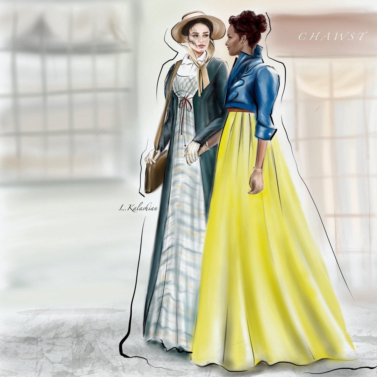 Sanditon fashion vibes 🤍🤍

#SanditonS2 #Sanditonart #fanart #illustration #Sanditon #perioddrama #JaneAusten 
#CharlotteHeywood #GeorgianaLamb 

instagram.com/p/CWbPkWxogRZ/…