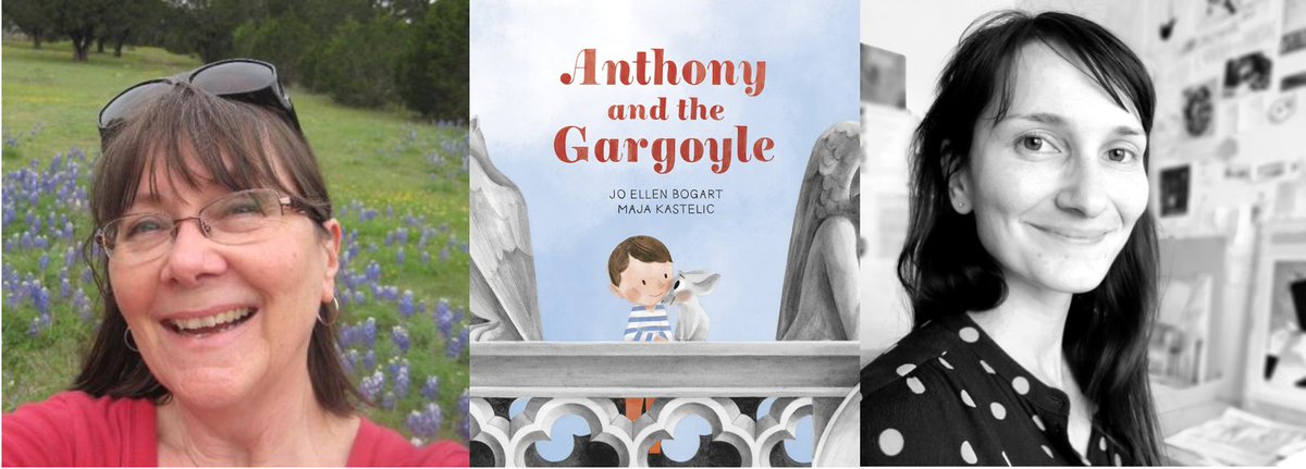 Author <a href="/JoEllenBogart/">Jo Ellen Bogart</a> &amp; artist Maja Kastelic share the fascinating creative process behind their new *wordless* storybook, ANTHONY AND THE GARGOYLE (Groundwood Books), a book you will fall in love with upon (not quite) reading: open-book.ca/News/Author-Il…