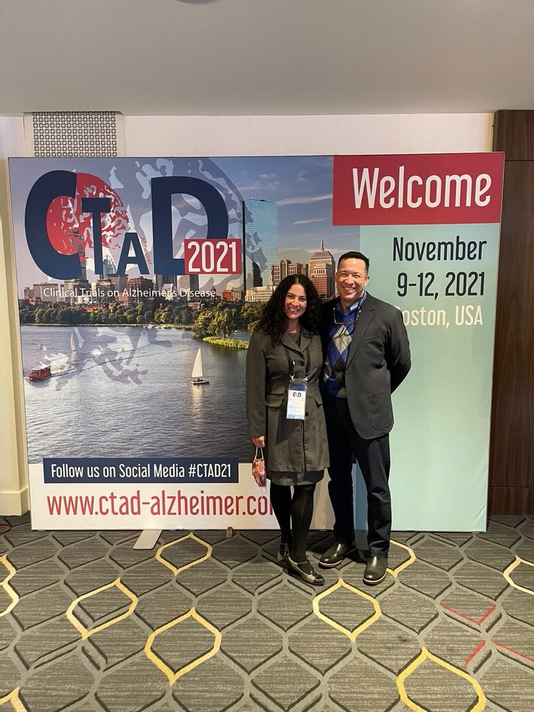 txalzresearch's tweet photo. Bruce Jones, PH.D, Director of Scientific Administration & Elida Godbey Clinical Research Manager, represented TARCC at the recent Clinical Trials on Alzheimer's Disease conference #CTAD21 in Boston. https://t.co/NfPfZY9Nmo