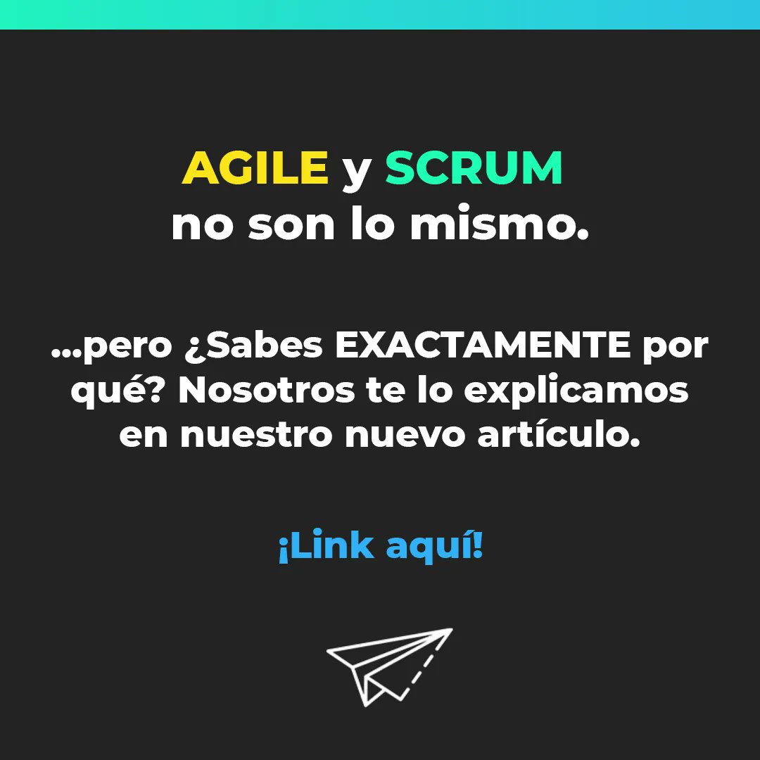 Agile y Scrum no son lo mismo...pero ¿Sabes EXACTAMENTE por qué? Nosotros te lo explicamos en nuestro nuevo artículo. Link aquí! buff.ly/3kMrSYw
#agile #scrum