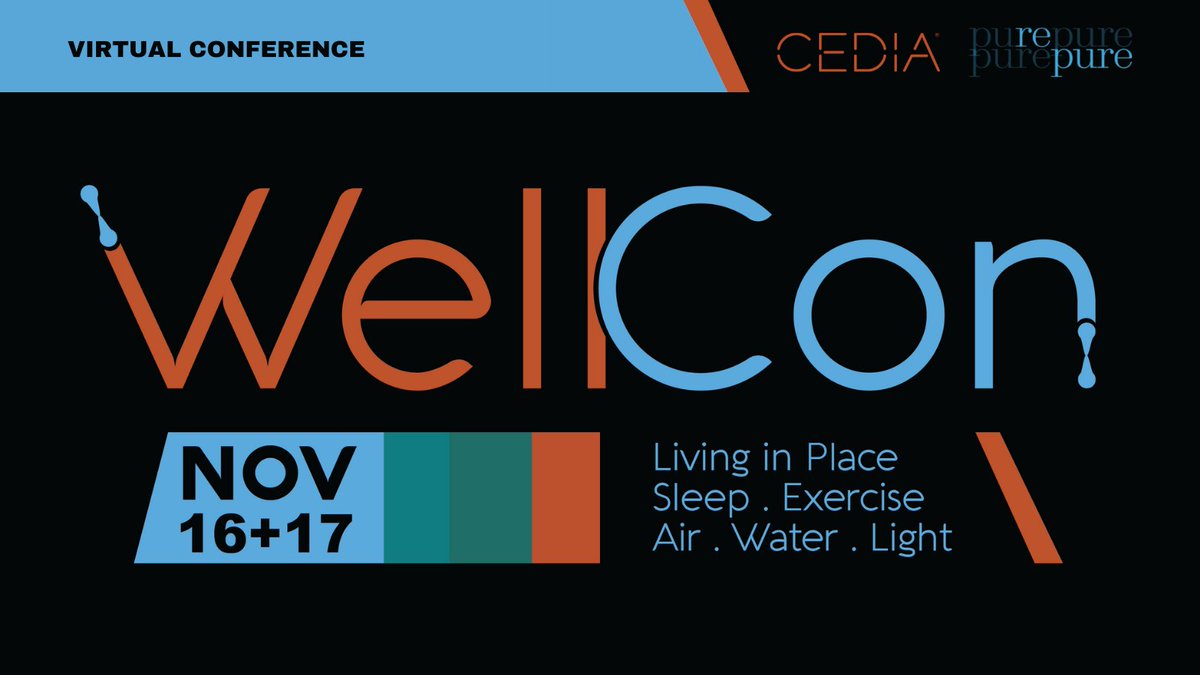 CEDIA's tweet photo. Miss a session from #WellCon? No worries! All of the content from #WellCon21 is now available in the CEDIA Academy. Just log in with your CEDIA credentials (or sign up for free) to gain access to ALL of the on-demand sessions. https://t.co/rUkxB79qTH https://t.co/8Tlimj6Bc4