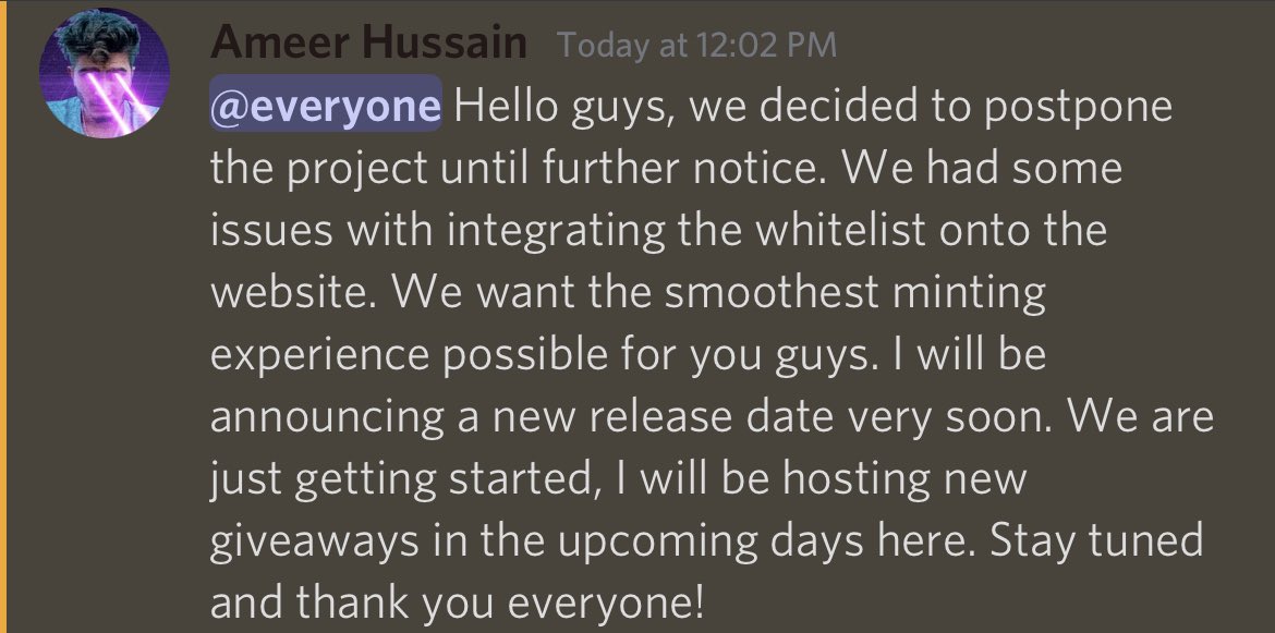 Please retweet and spread this message! 🤴. We are super thankful of everyone in the Echelon!