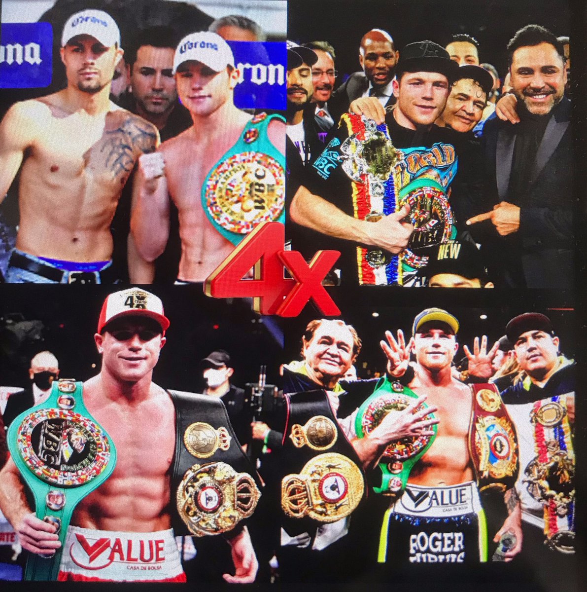 BoxingROKus's tweet photo. Here’s a little Fact about 4 Divisions that @canelo has conquer #Welterweight #Middleweight #SuperMiddleweight #LightHeavyweight so if he goes for #CruiserWeight that would be his 5th
#BoxingChamps #BoxingDivisions #BoxingROKus #TheBoxingRundown #Canelo https://t.co/NsSt29MTC7