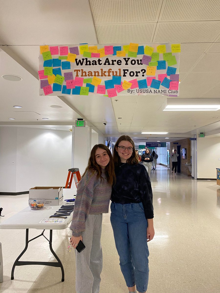 USUSA_NAMI's tweet photo. #ThankYouWeek

Thank you for the amazing participation. It was fantastic to learn what USU students are thankful for!! #GoAggies #USUSA #USUSAThankYouWeek #nami 
Please comment: What are you thankful for ! https://t.co/8ig5Z18eEe