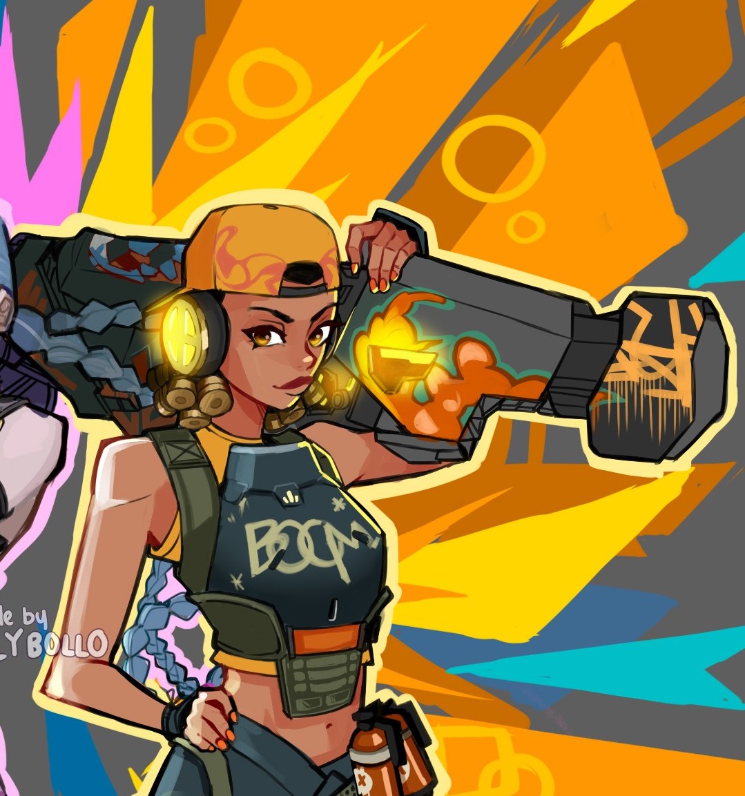 curlybollo's tweet photo. Jinx and Raze are 💥
#Arcane #LeagueOfLegends #VALORANTfanart #valorant #Jinx #Raze https://t.co/YHOIQPpoTc