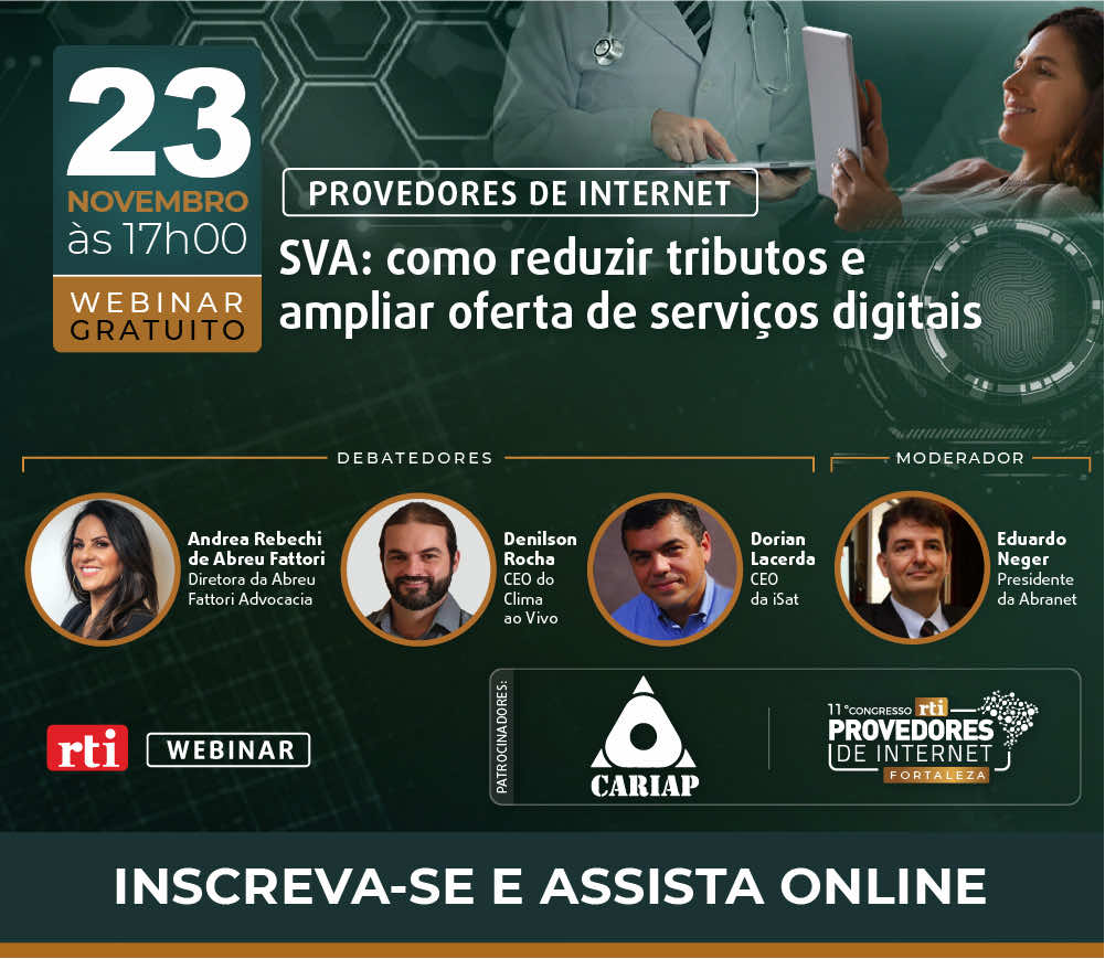 ArandaEventos's tweet photo. 📍 Há um enorme potencial de negócios com a oferta de SVA – serviço de valor agregado pelos provedores de Internet. 

. Inscreva-se GRATUITAMENTE: https://t.co/vWihe5EgvC

#provedoresdeinternet #revistarti #sva #bandalarga #telecomunicações https://t.co/yjfAZO5G5G