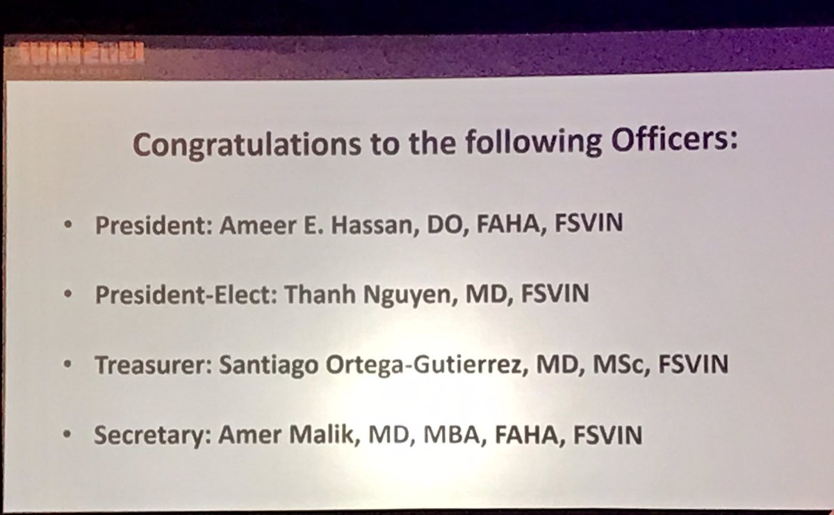 SandraNarayanan's tweet photo. #SVIN2021 Congratulations to @NguyenThanhMD, First Female President-(Elect) of @svinsociety &amp; newly elected Board of Directors!  @CerebrovascLab @AmerMalikMD @AmeerEHassan @WomenInNeuroIR @WNGtweets @WINMinnesota @WOVENstrong @AANMember @WomenInMedicine @StrokeAHA_ASA https://t.co/J77p5Xka9J