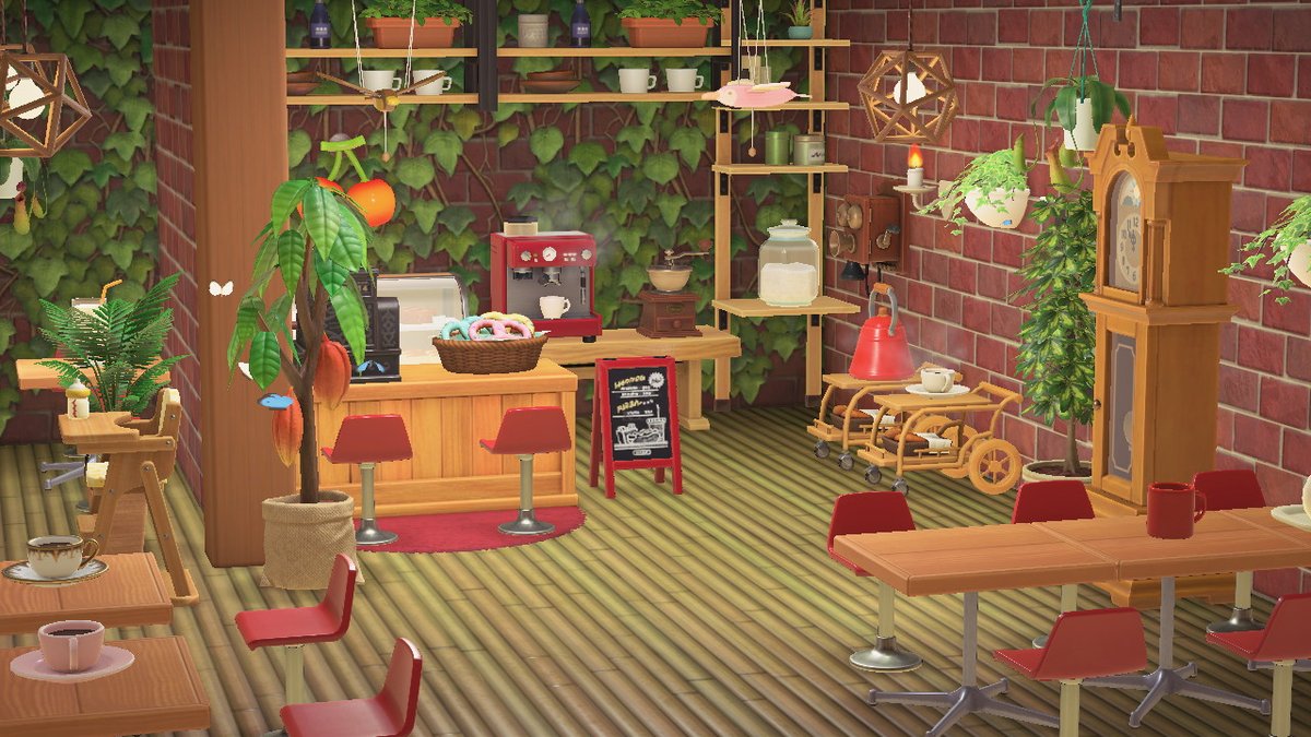 PauACNH's tweet photo. Mon petit café cosy ♡ #AnimalCrossing #ACNH #happyhomeparadise https://t.co/ShHS7qRS6z