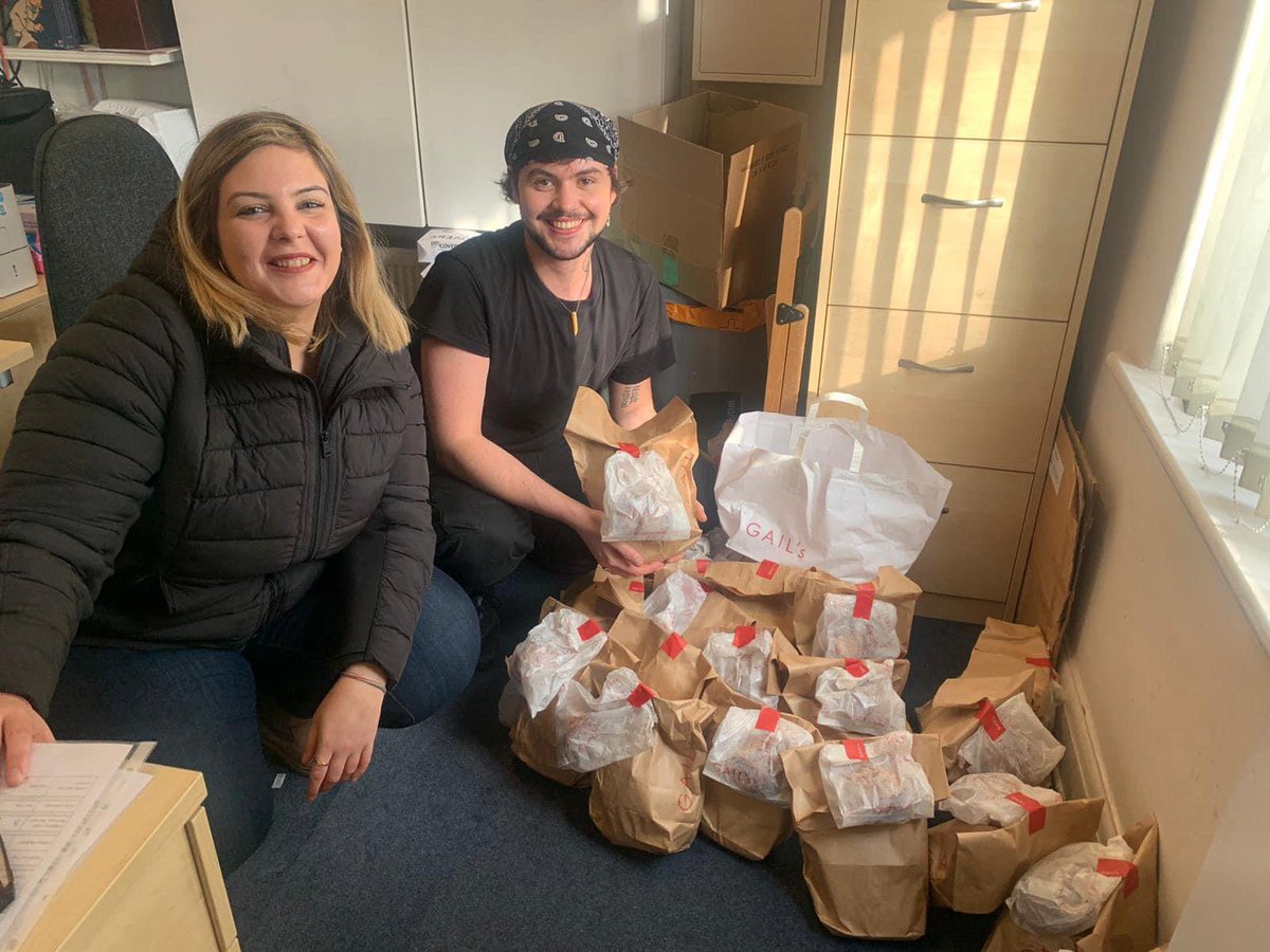 💙 A huge thank you to the lovely people at @GAILsBakery for gifting our staff bread and delicious cinnamon buns… such a wonderful surprise; so kind, so appreciated... and so delicious! 💙