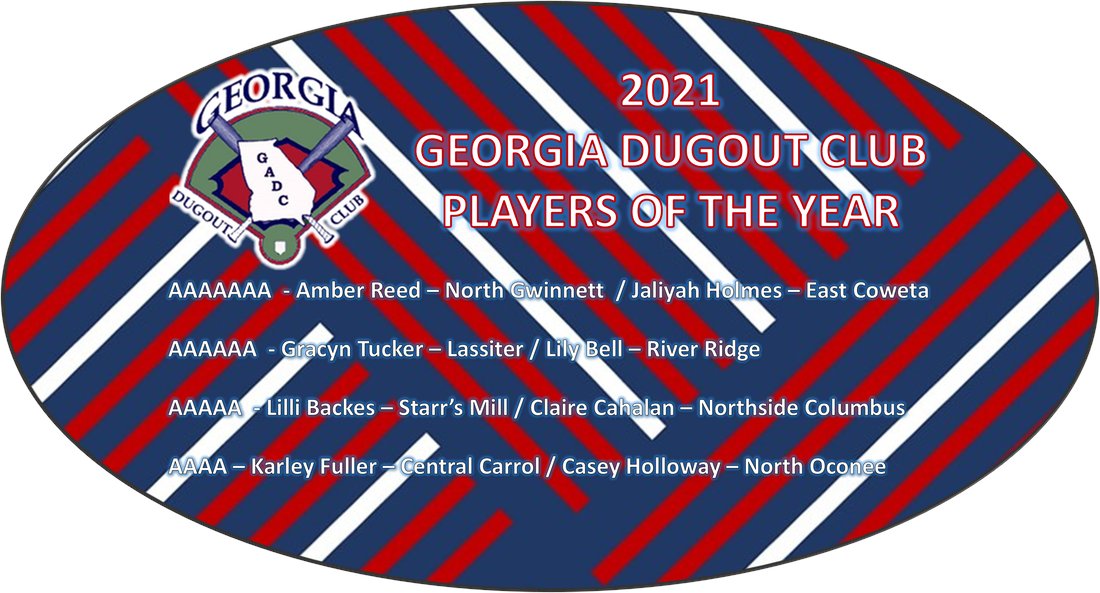 gadcsoftball's tweet image. Congratulations to the 
@OfficialGHSA  2021 Georgia Dugout Club Players of the Year. They will be recognized at our annual awards ceremony on December 11th at the Renaissance Atlanta Waverly Hotel &amp;amp; Convention Center