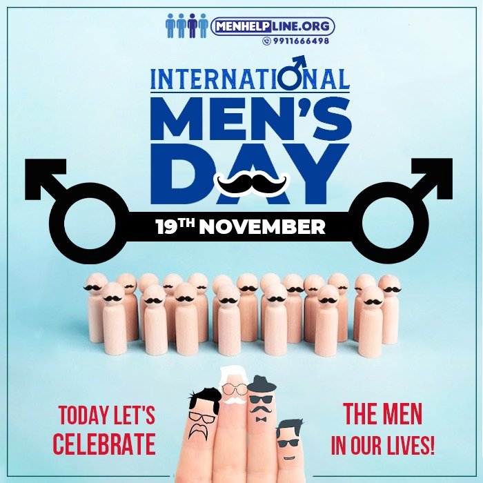 Let's celebrate the Men in our life.
Let's recognise their sacrifices.
Let's remember their achievements. 

#InternationalMensDay #InternationalMensDay2021 #HappyMensDay #mensday #MensDay19Nov #Movember2021 #november19th #yemardbechara #MardKaDard #मर्द_का_दर्द #ये_मर्द_बेचारा