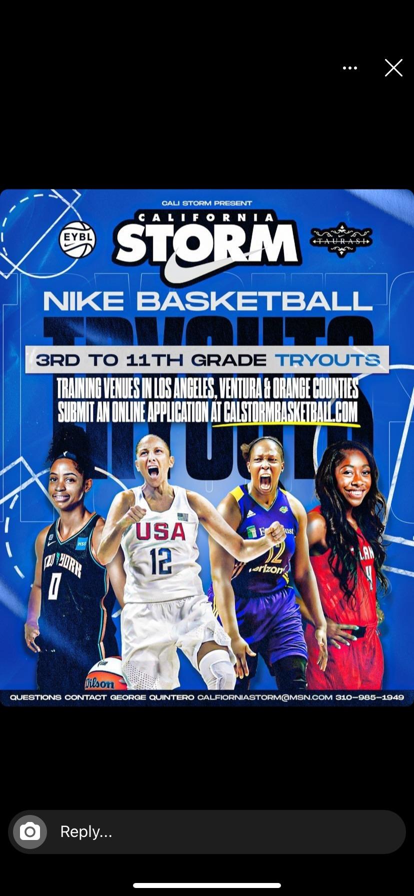 California Storm Team Taurasi on X