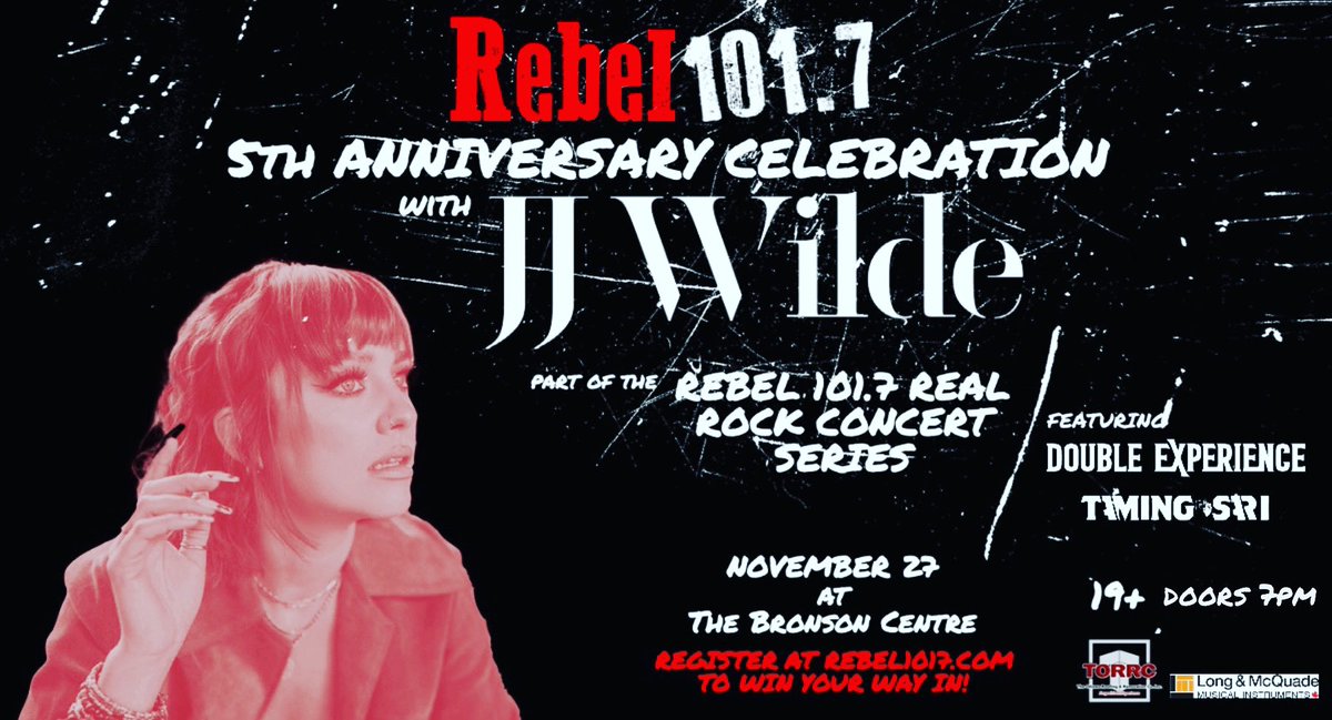 Want to rock with Rebel 101.7 and <a href="/jjwildechild/">JJ Wilde</a> - email us for a chance to win free tickets:
info@isospa.ca
🤘🤘🤘
#ottawarocks #ottawafloats