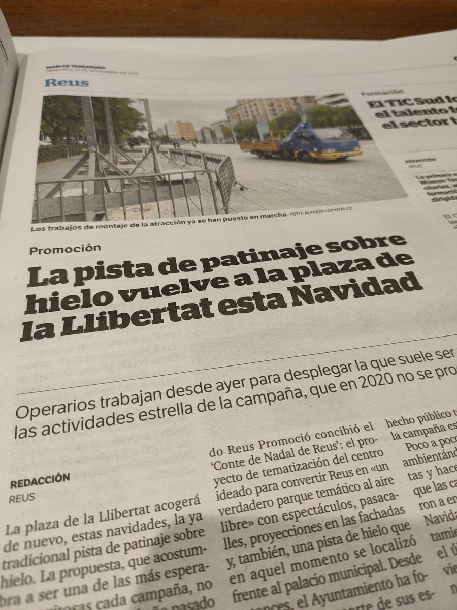 Ja podem fer cimeres, plans de transició energètica i mandangues vàries.
Seguim sense ser capaços de posar en valor els punts forts de casa nostra i apostant pel reclam fàcil...😓
#canviclimatic #climatechange #climateaction #reus #glasgow26 #nadalsostenible <a href="/diaridtarragona/">Diari de Tarragona</a>