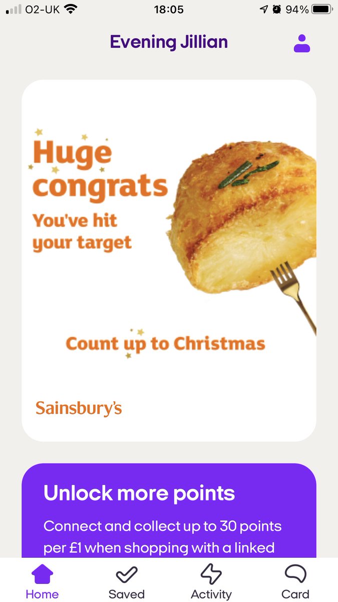 JillBlackadder's tweet photo. @sainsburys just received my 500 points bonus in the Count Up To Christmas. 🧡  🎄🥳🎄🥳🎄🥳 Fab incentive for boosting points! 👍🏼 https://t.co/XvjsJhtpAt